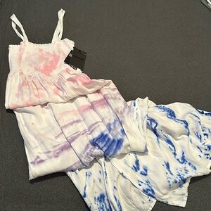NWT Hurley Tie Dye Maxi Dress in Size XS